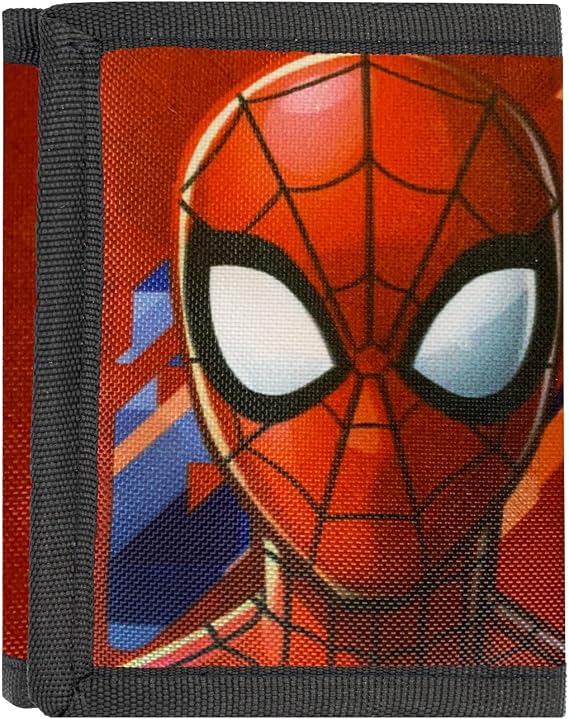 Portafoglio Spider-Man Marvel Black Spider Sense – Zip – Finestra Porta ID – 23x10 Cm - 2