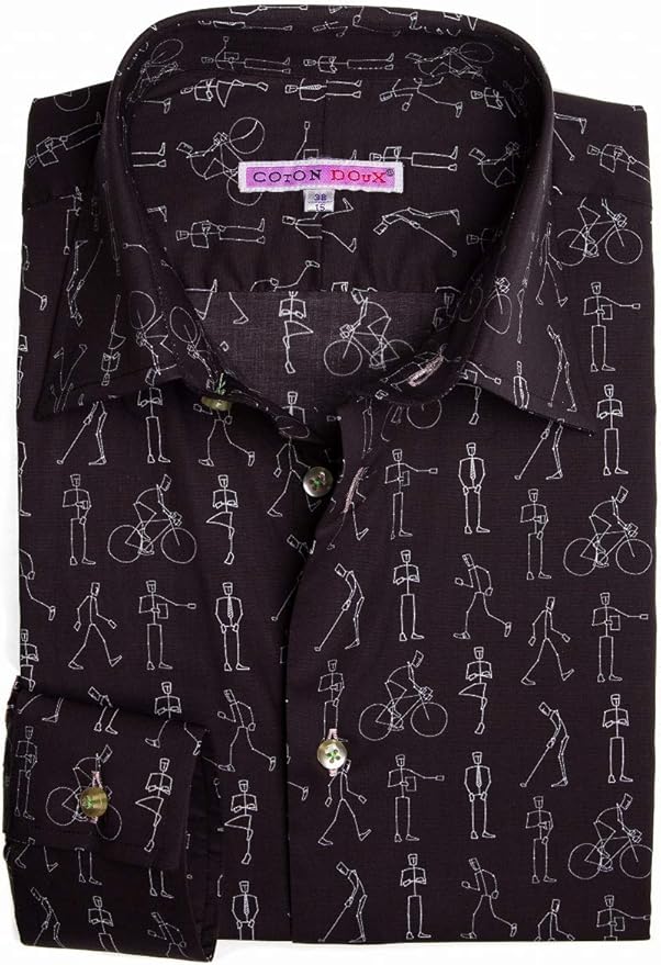 Amazon.co.jp: [コトンドゥ/CotonDoux]柄シャツ メンズ シャツ