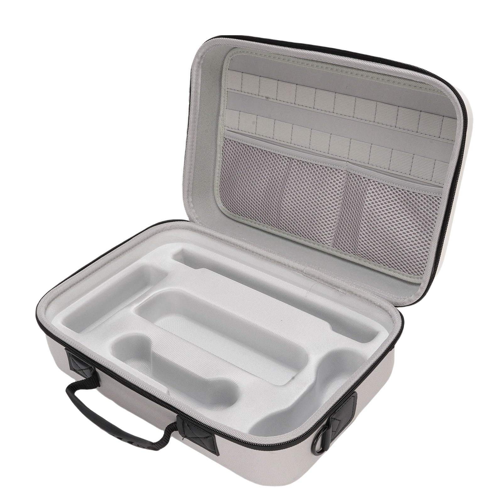 SENECESLI Bag di Console di Gioco, Custodia per L'interruttore 2 2025, Spazio di Viaggio di Protezione Protettiva con Slot di Carte da Gioco e Tasche a 2 Mesh, Spalla (WHITE)