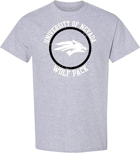 Miniatura 83 de UGP Campus Apparel AS04 - Camiseta con logotipo de círculo envejecido