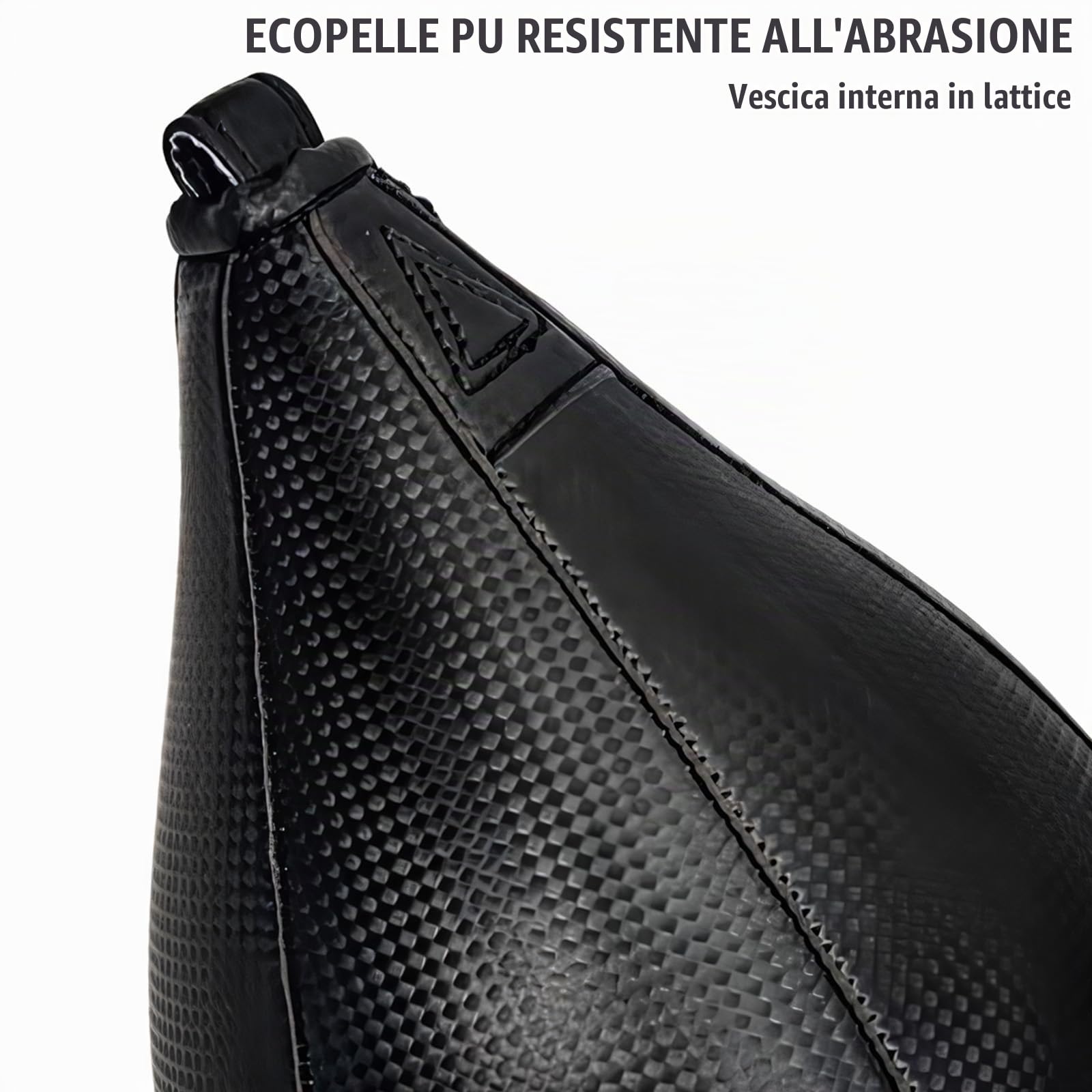 Sacco da Boxe,Sacco Boxe,Sacco da Box con Girello,Pera Veloce Boxe in Pelle Appese con Vescica in Lattice per MMA,Muay Thai,Boxe,Kickboxing,Fitness