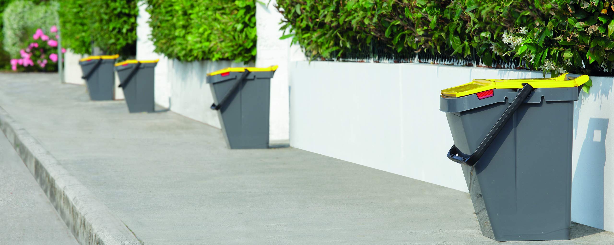 MATTIUSSI TRIS CONTENITORI IMPILABILI PER RIFIUTI EASY TWIN 30L