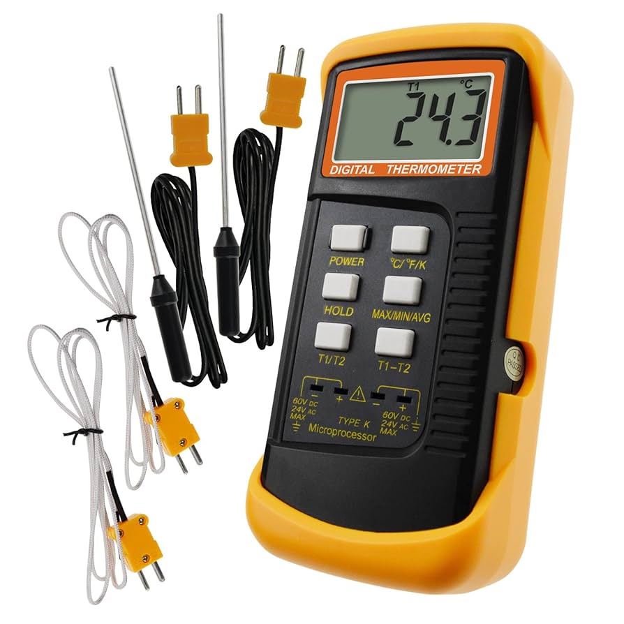 Digital Temperature Meter ? 902c ? 50 ~ + 300? K Type Thermometer Sensor LCD Industrial Temperature Probe