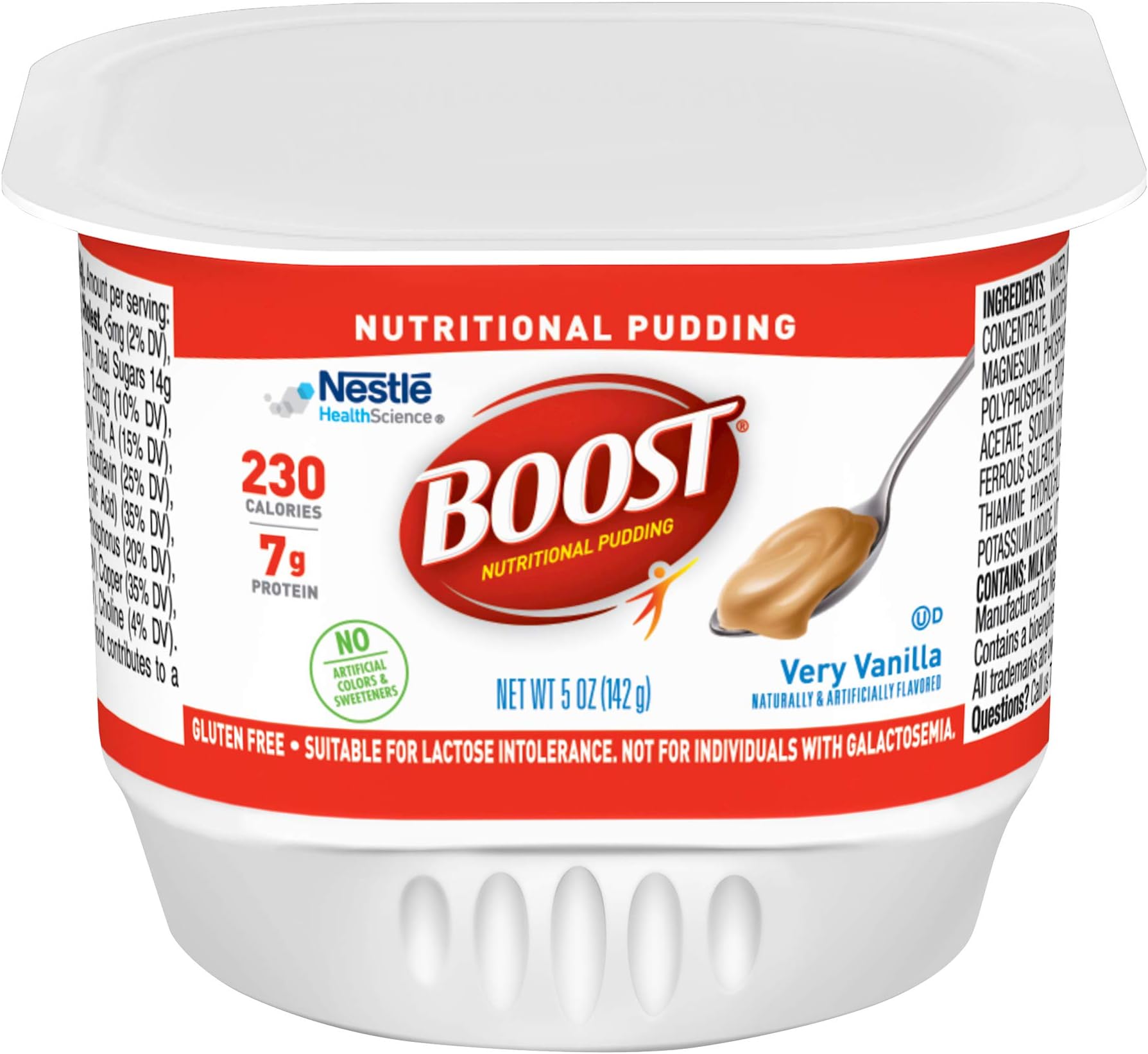Amazon.com : Boost Nutritional Pudding, Very Vanilla - No Artificial ...
