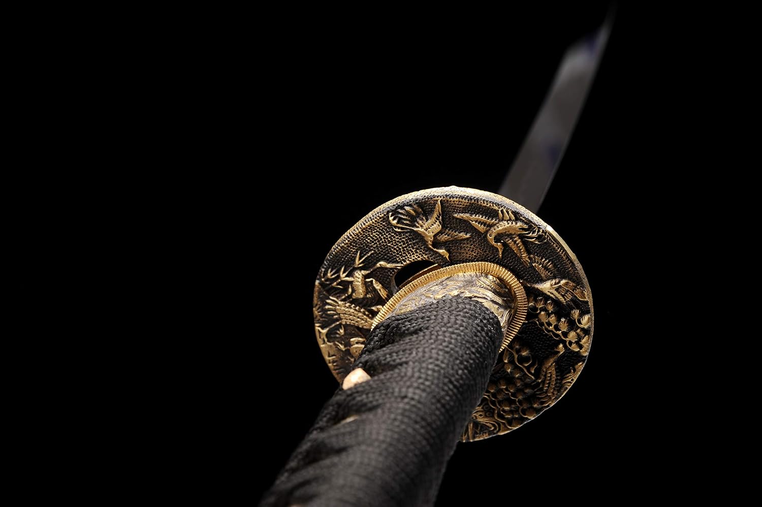 Handmade Japanese Zuiho Wakizashi T10 Steel Clay-Tempered Samurai Short Sword Katana