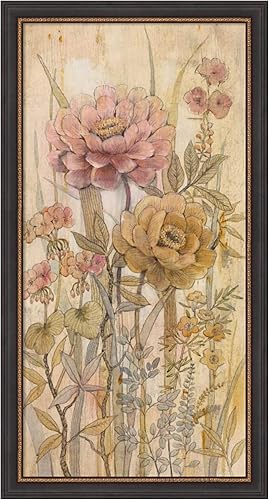 Miniatura 8 de Amanti Art Lienzo decorativo para pared de 36 x 20 pulgadas, diseño floral Chinoiserie II por Tim O'Toole, arte de pared de flores, decoración