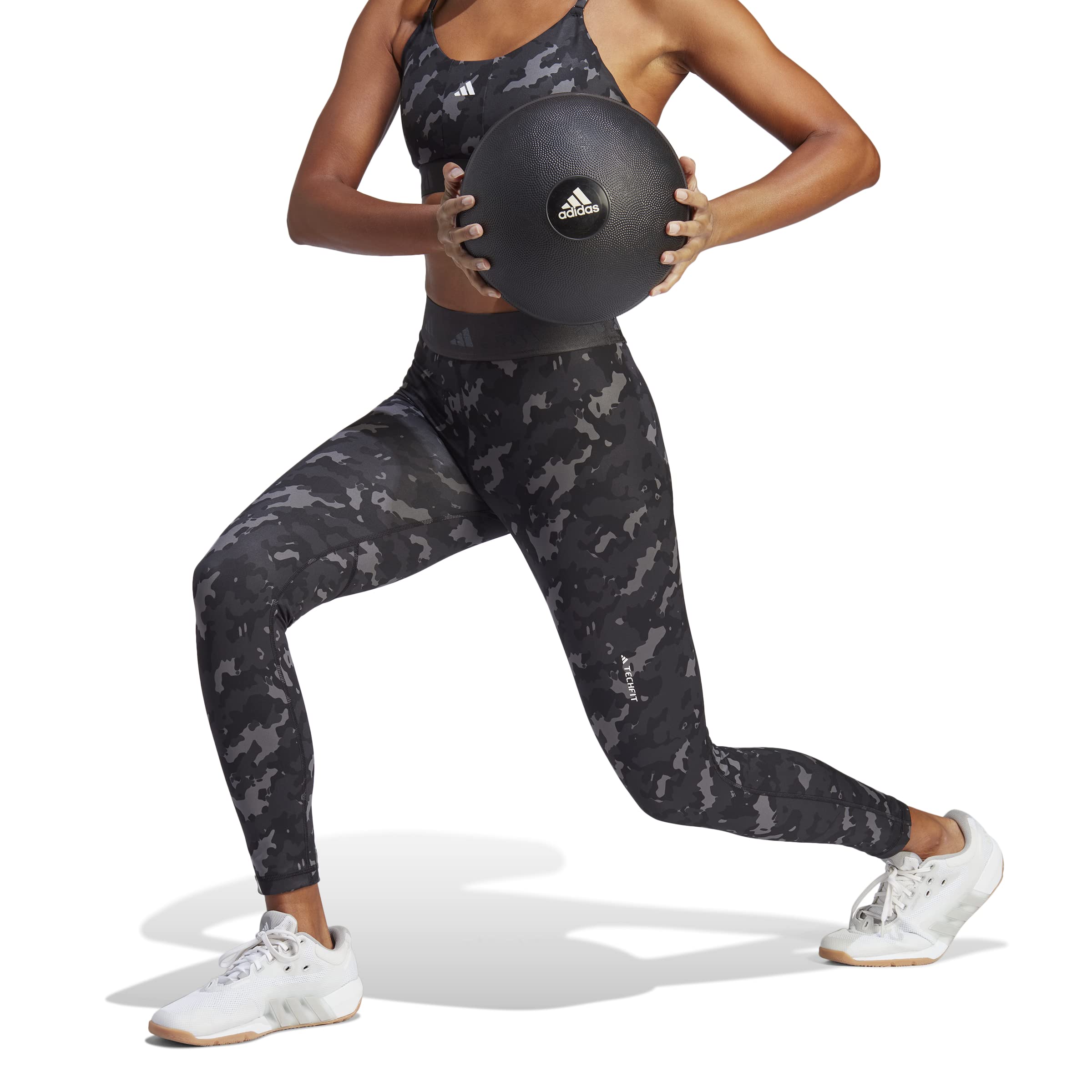 adidas Damen Tights Techfit Camo 7/8 Leggings
