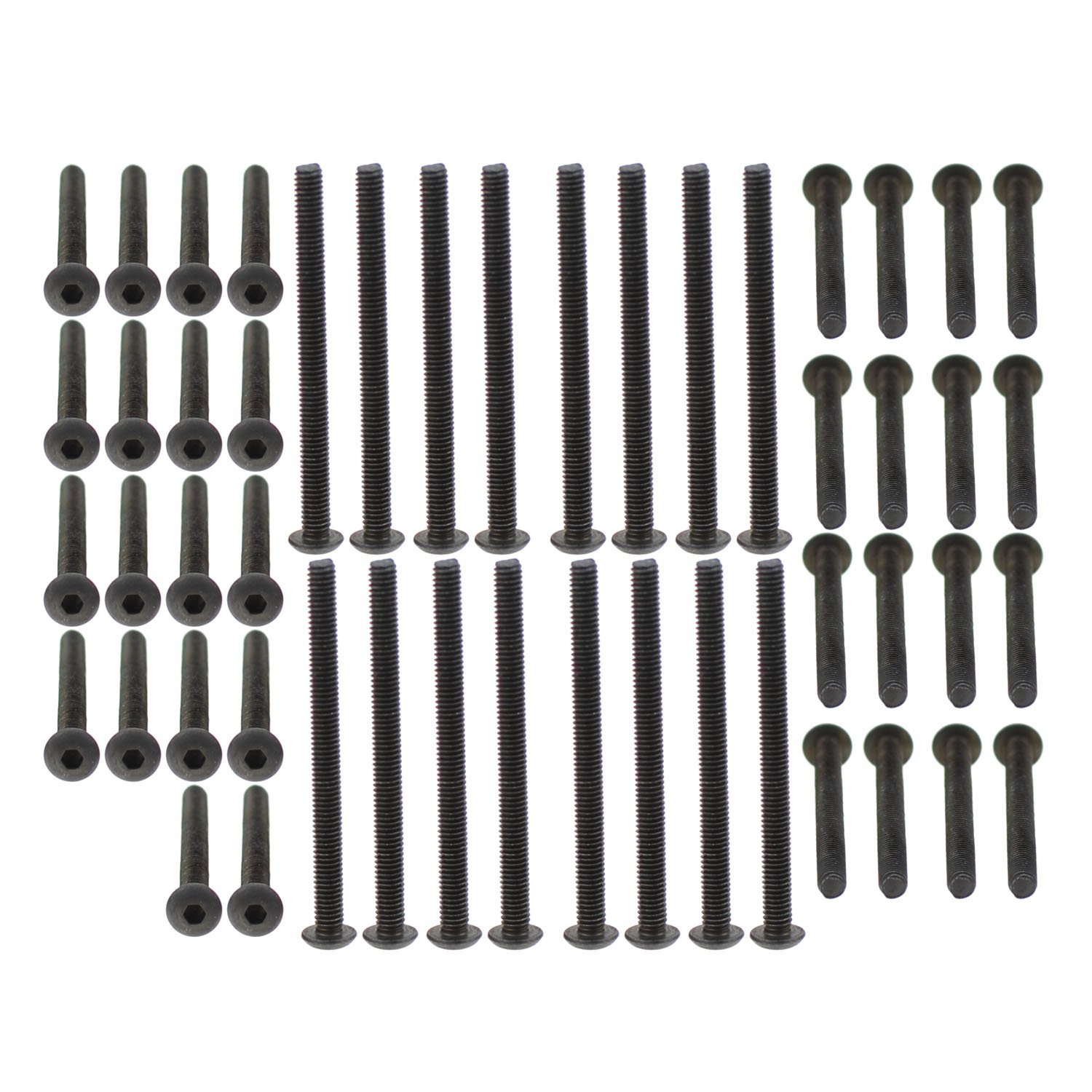 XunLiu Grade 10.9 Alloy Steel Button Head Hex Socket Screws (M4X50)