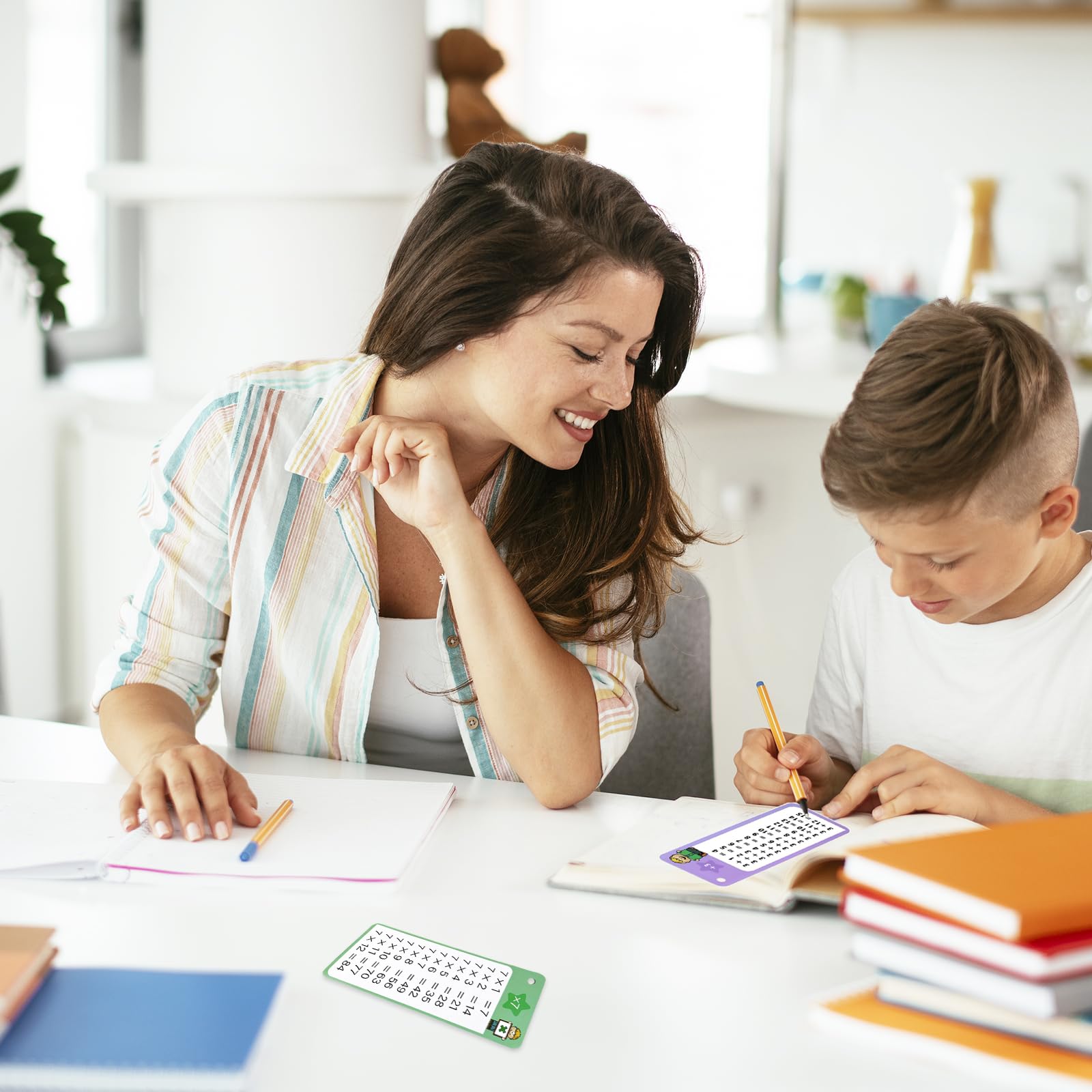 Carte Educative Per Moltiplicazione 0-12 Con 2 Pennarelli Cancellabili - Set 15 Schede Riusabili, Per Bambini E Aula