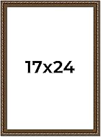 Vista 20 de Marco de fotos completo de madera dorada envejecida de 16 x 20 pulgadas con plexiglás acrílico UV, parte trasera de tablero de espuma y accesorios