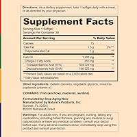 Vista 4 de Stop Aging Now - Suplemento de aceite de pescado Omega 3 - con EPA y DHA- 30 cápsulas blandas