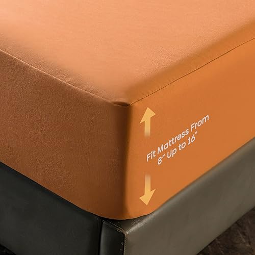 Miniatura 6 de Juego de sábanas bajeras impermeables 3 piezas, cómodo protector de colchón transpirable sin ruido, bolsillo profundo, funda hipoalergénica de