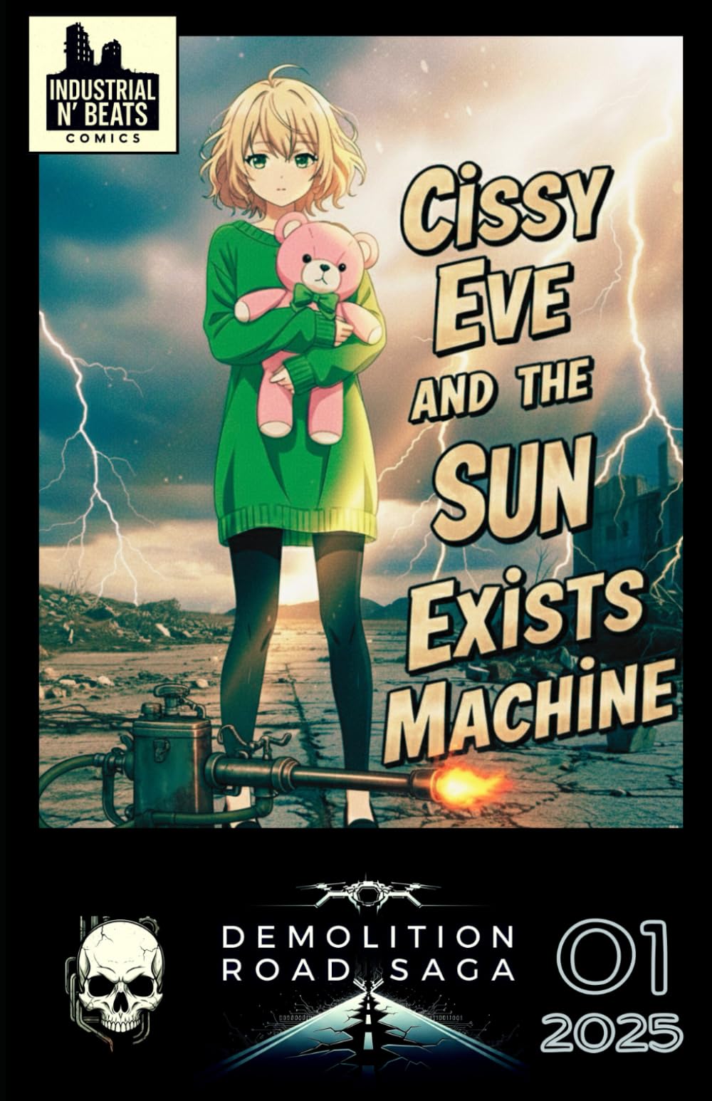 Cissy Eve and the Sun Exists Machine Episode 1: A Cyberpunk-Noir Comic of Survival, Scavenging, and Defiance. (Demolition Road Saga - Cissy Eve and the Sun Exists Machine)