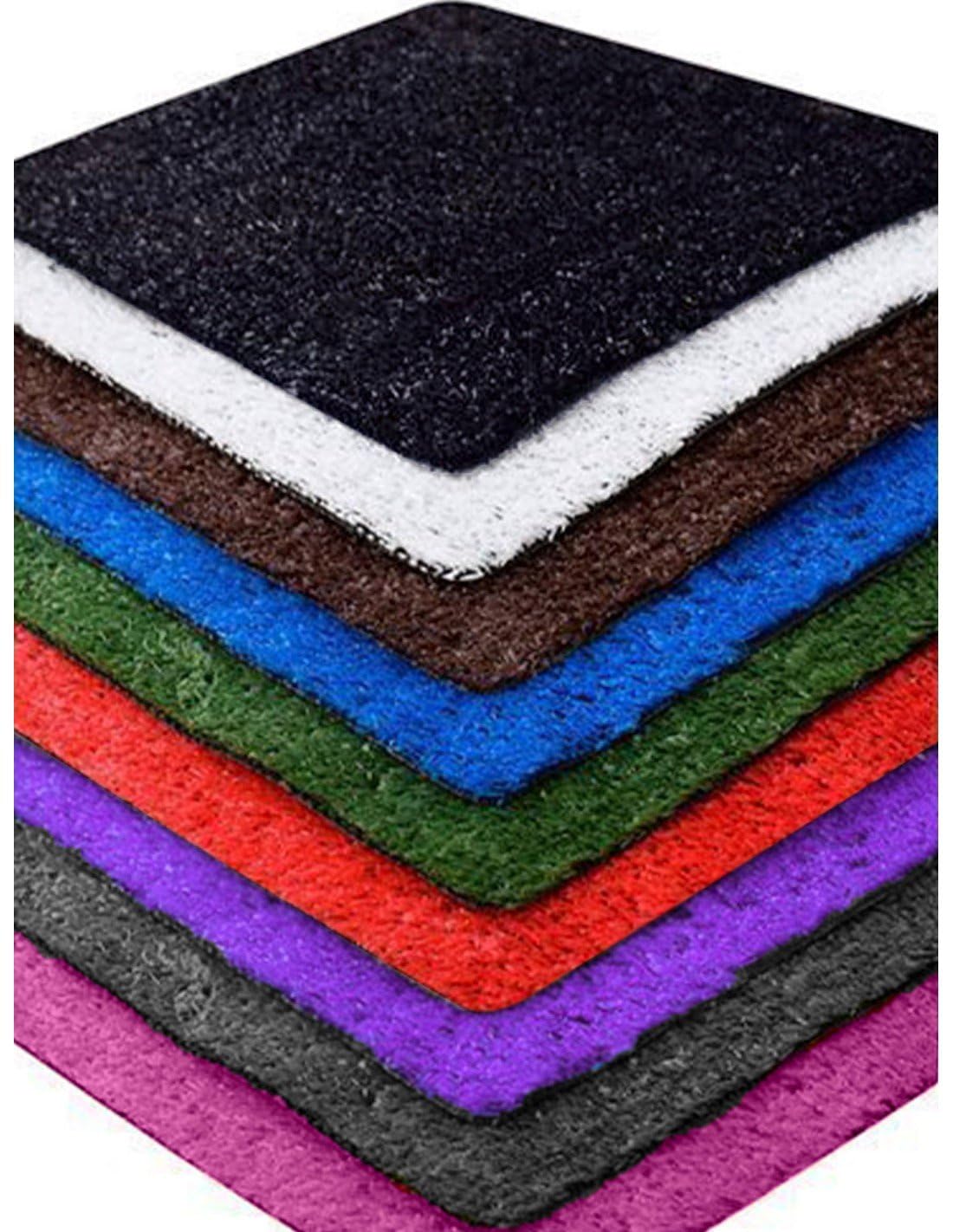 Jardin202 - Césped Artificial 7mm de Color para Exterior | Alta Densidad | 2 x 4 Metros : 8 m2 (Negro)