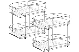 2-Tier Under-Sink Organizer: Maximize Closet & Cabinet Space
