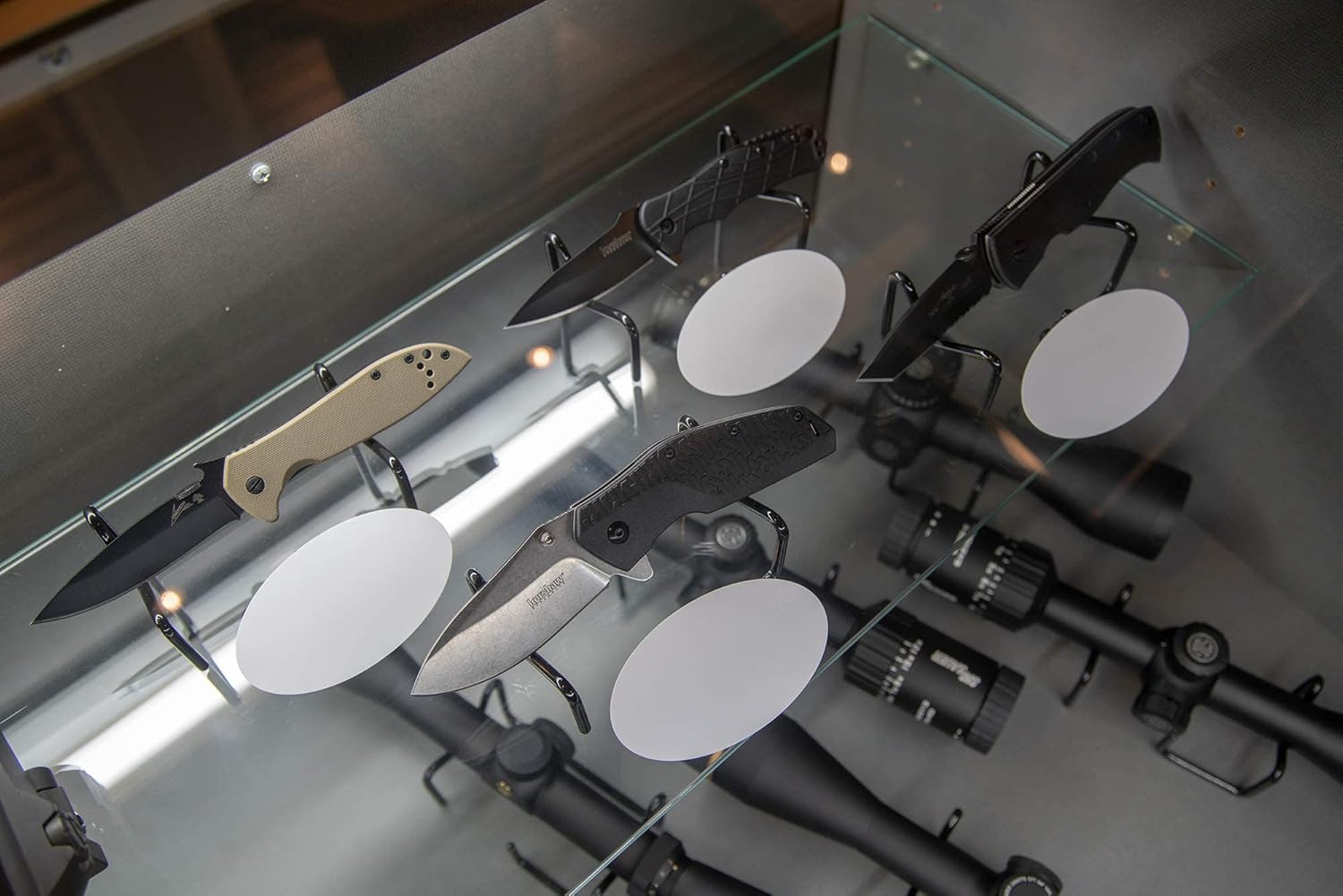 Gun Storage Solutions .22Cal & Larger Handgun Kickstands (10 Pack) : Sports & Outdoors