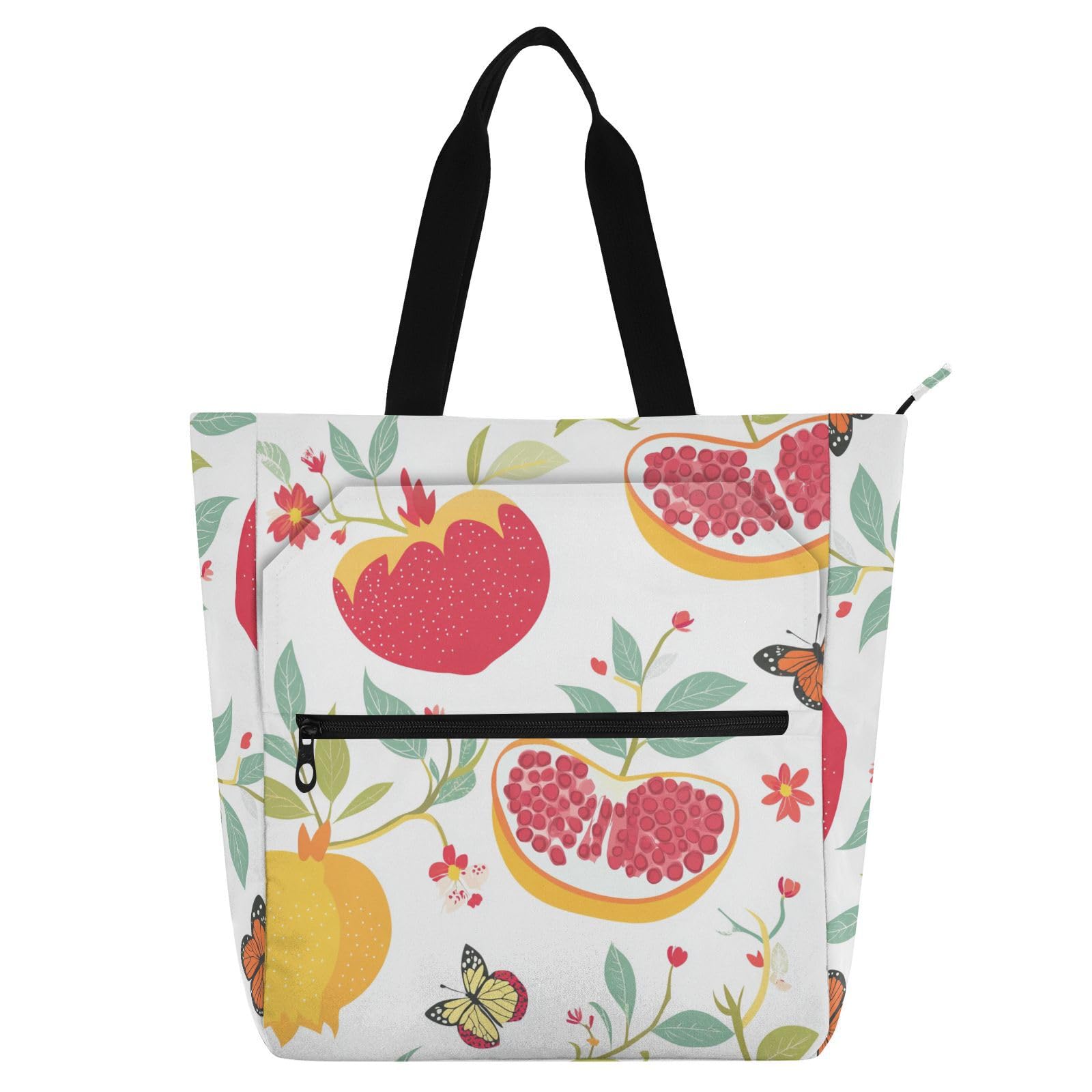 Bolsa de mano para libros infantiles con bolsillos escolares 8