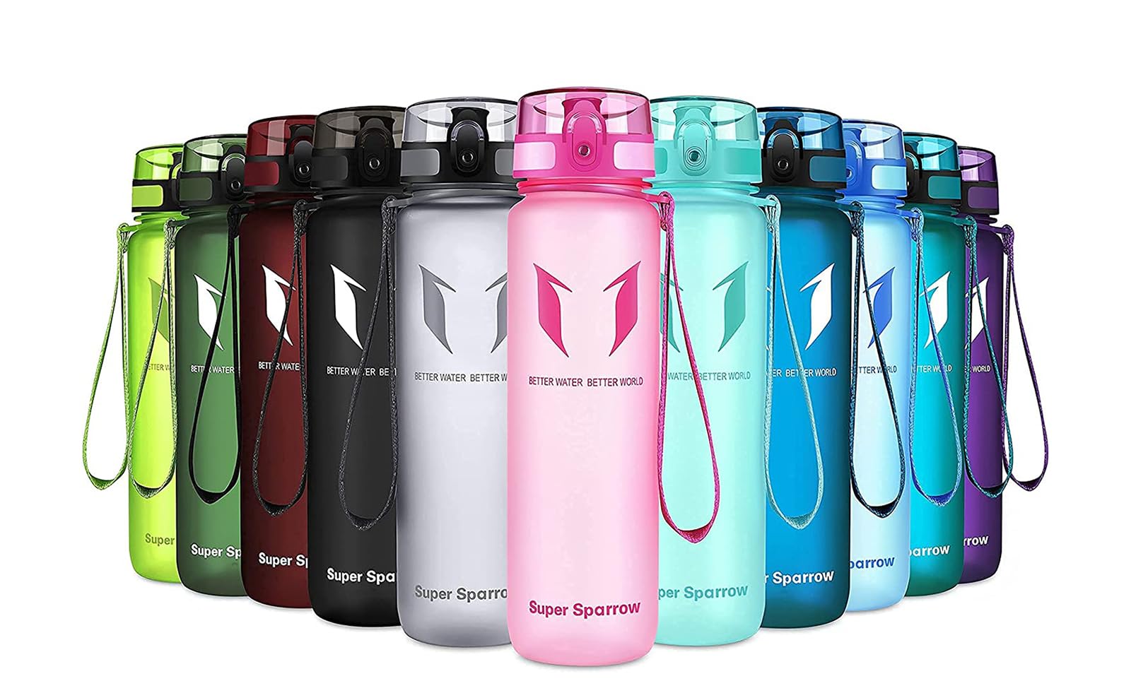 Super Sparrow Botella de Agua Deportiva -350ml & 500ml & 750ml & 1000ml - Sin BPA — view 11