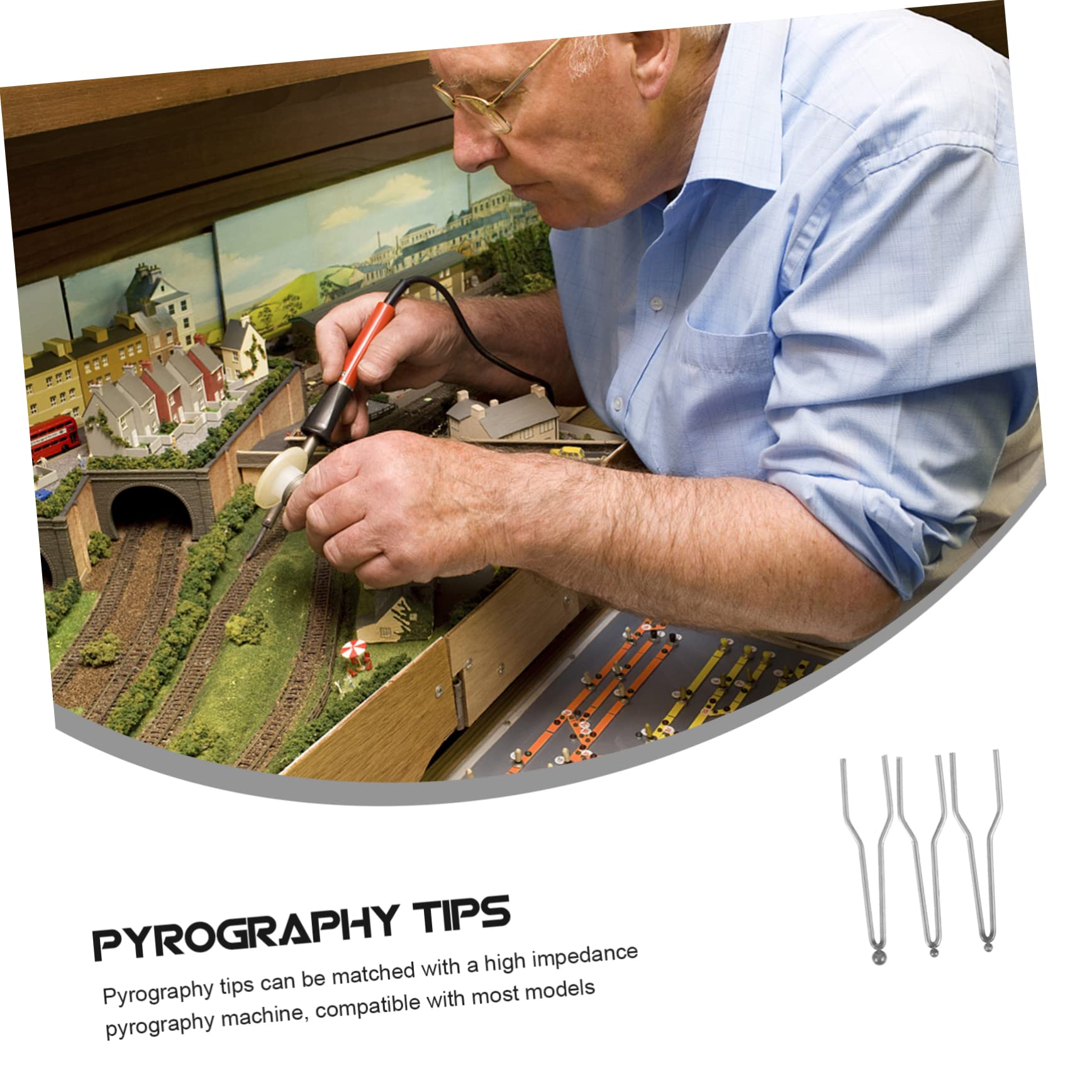 Pyrografie Pen Lichtgewicht Hittebestendige Houtbrandende Pen Vervanging Houtverbranding Pyrografie Accessoire Tool Kit