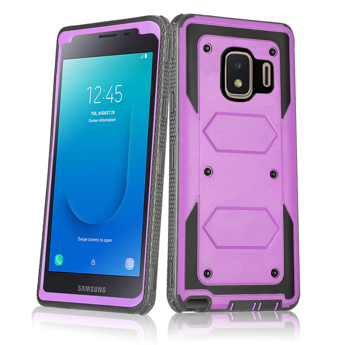 Asuwish Phone Case for Samsung Galaxy J2 Pure J2 Core 2018 2020 J 2 Dash 2J Shine 2019 Cover Hybrid Shockproof Full Body Heavy Duty Cell J2Core J2Dash