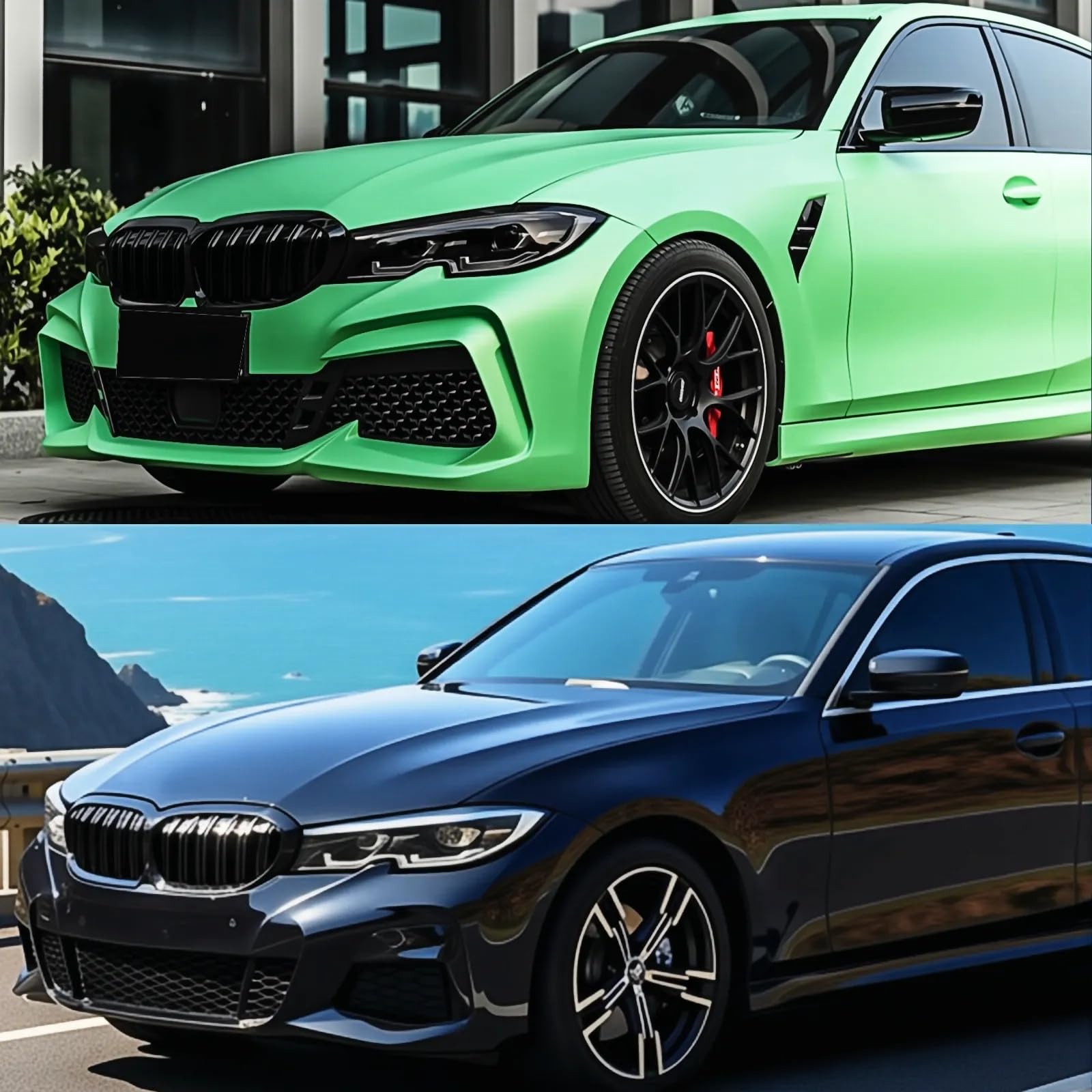 Amazon | MNGYNUKA グリル フロントキドニー BMW 3er G20 G21 2019