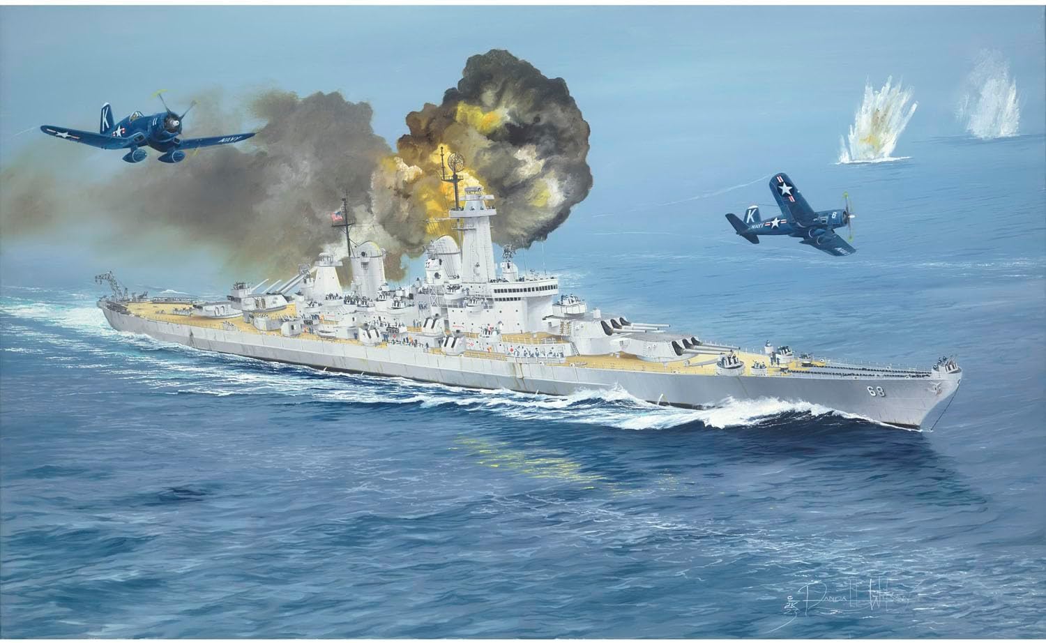 TOUCAN RC HOBBY 1/350 USS Ohio BB-68 Battleship Kit Metal Anchor Chain Highly Detailed Plastic Static Model DIY Collectible