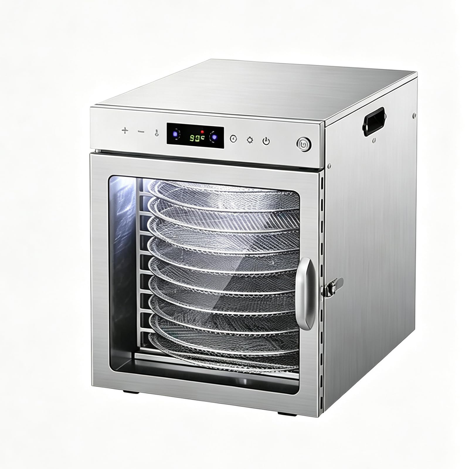 Deshidratador De Alimentos, Secador De Frutas Inox, 30-90 °c