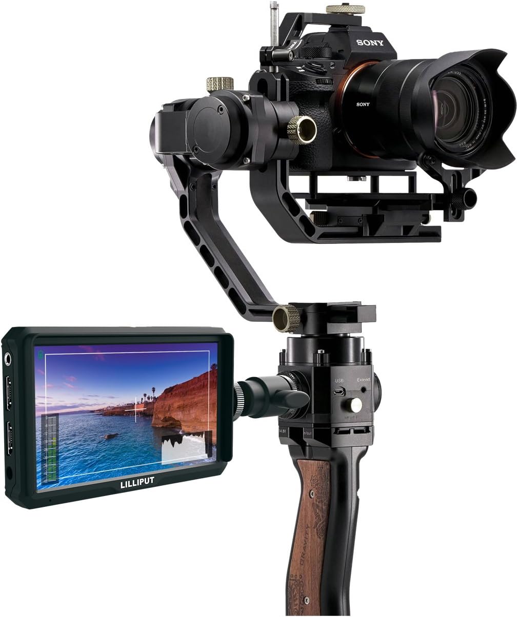 Lilliput A5 5 inch 1920x1080 HD 441ppi IPS DSLR Screen Camera Field Monitor 4K HDMI Input output Compatible with Canon Nikon A7 A7S III A9 Panasonic GH5 GH5s Zhiyun Crane 2 M TILTA G2X DJI Ronin-S