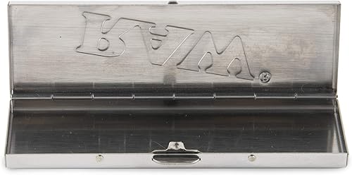 Miniatura 2 de RAW Papel de liar clásico natural sin refinar - Lata de acero inoxidable para papeles tamaño King