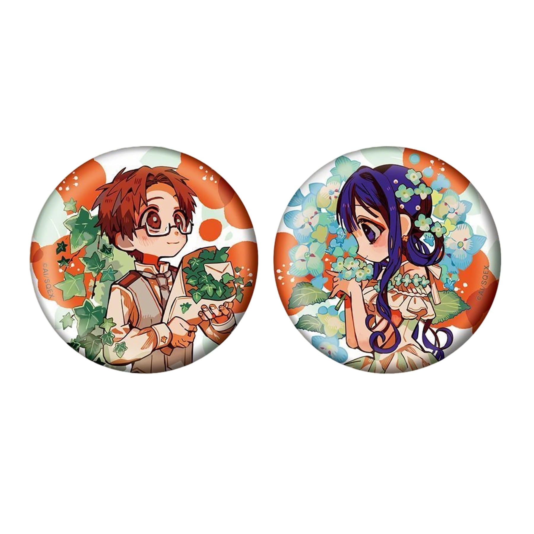 Amazon.co.jp: 地縛少年花子くん 缶バッジ 八尋寧々 花子くん コスプレ