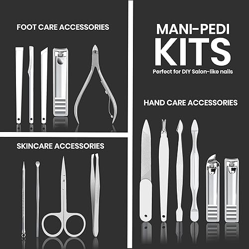 Miniatura 4 de Utopia Care - Kit de manicura para mujeres y hombres, juego de manicura con cortaúñas o kit de uñas que incluye cortaúñas y uñas de los pies, kit de
