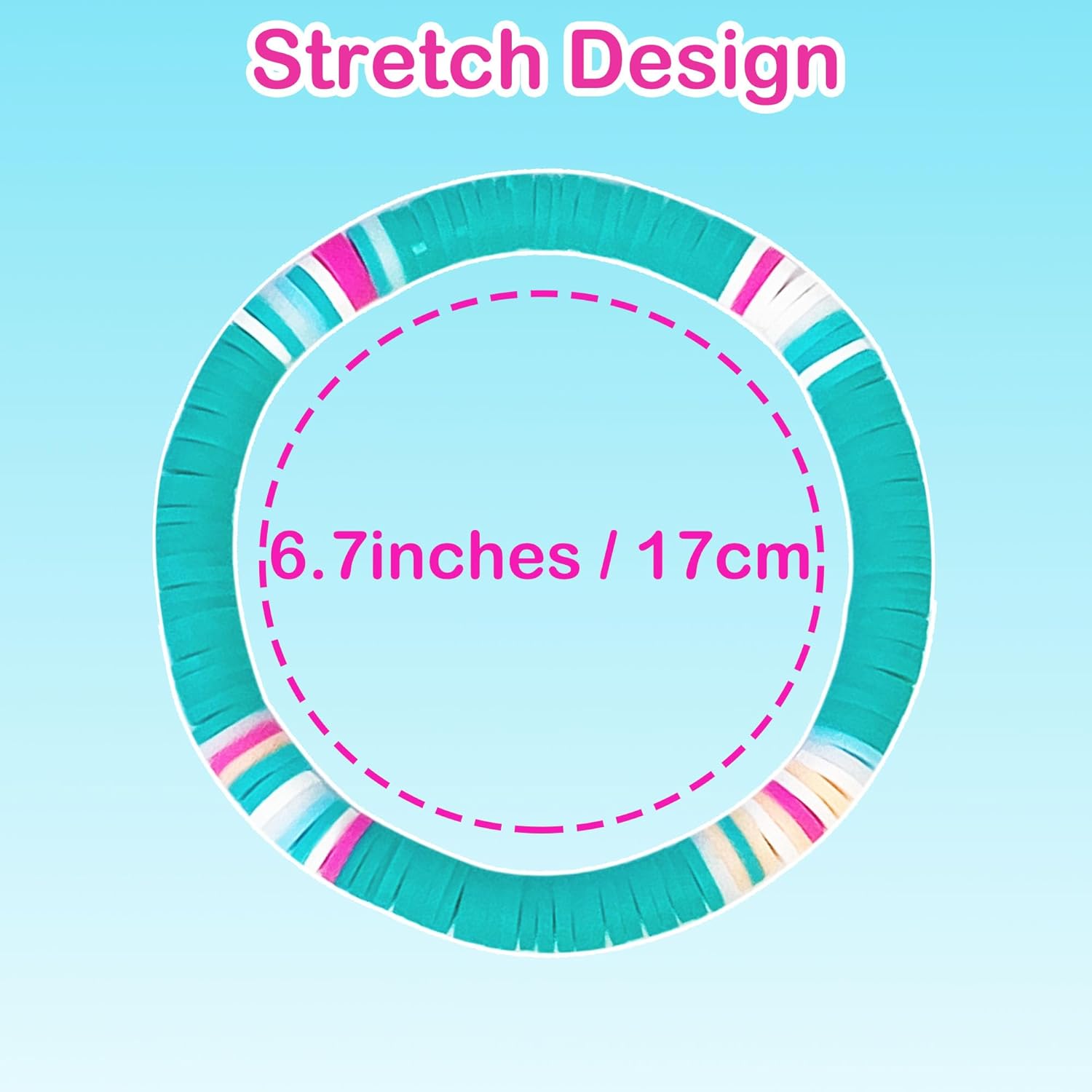 10 PCS Kids Friendship Bracelets for Teen Girls Women little Girl Jewelry Colorful Clay Bead Bracelet Set Beach Style Jewelry Gift - Image 6