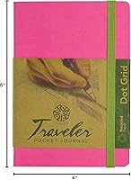 Vista 2 de Cuaderno de bocetos Travelers Dot Grid Pentalic Art, libre de ácidos