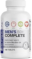 Vista 5 de Bronson ONE Daily Multivitamínico Multimineral Completo para Hombres 50+, 180 Tabletas
