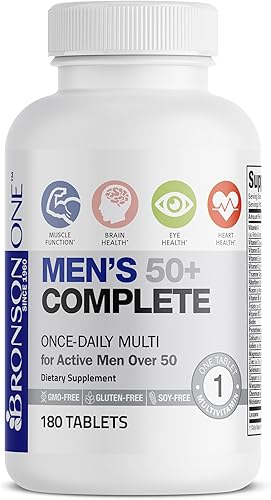 Miniatura 6 de Bronson ONE Daily - Multimineral multivitamínico completo para hombre 180 tabletas