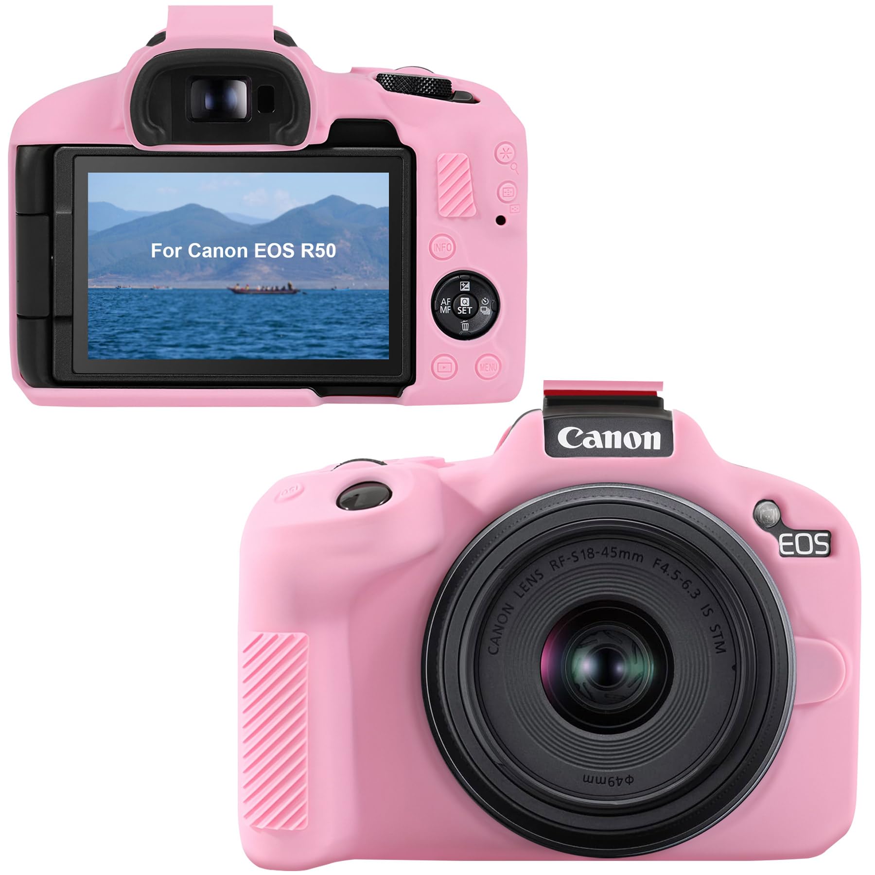 Custodia protettiva in silicone morbido per Canon EOS M50 Mark II / M50