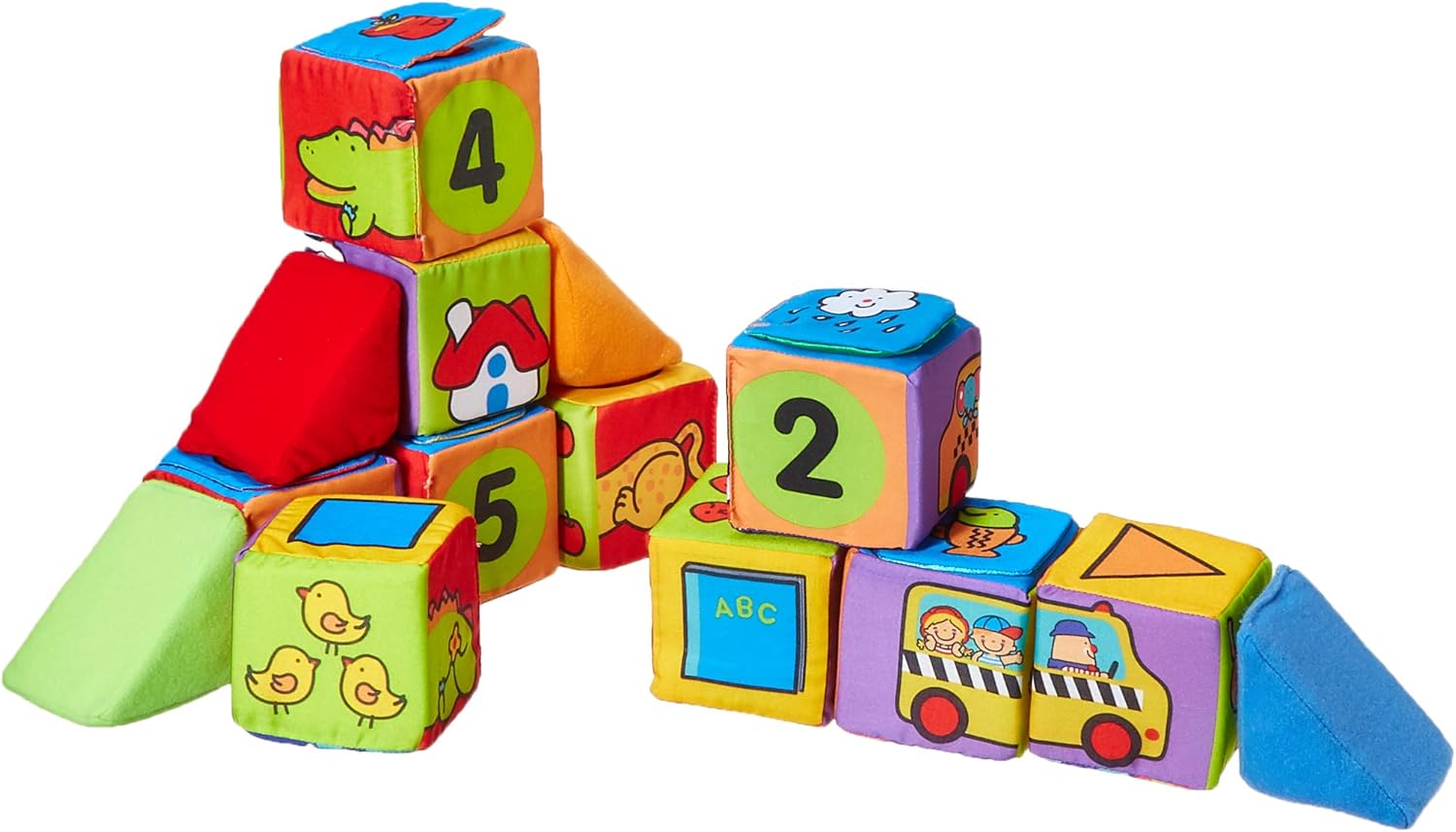 Melissa & Doug K's Kids Match & Build Blocks