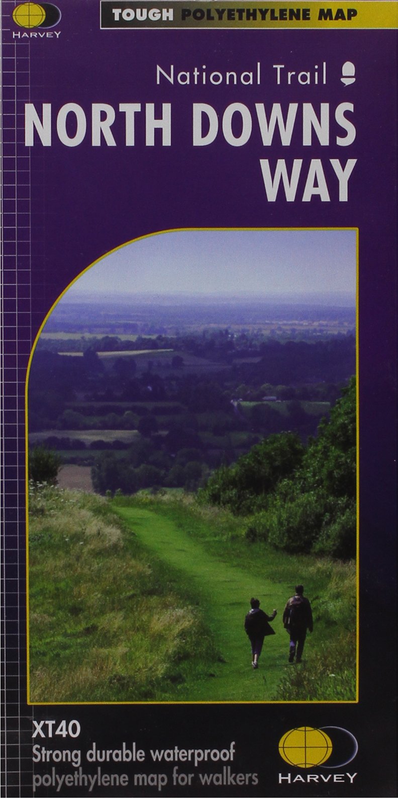 North Downs Way XT40: (East & West): 1: Route Map (Trail Map XT40)