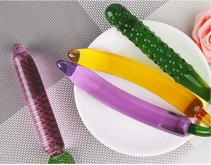 Amosfun - Vaso con forma de plátano y cristal pene vaginal ...