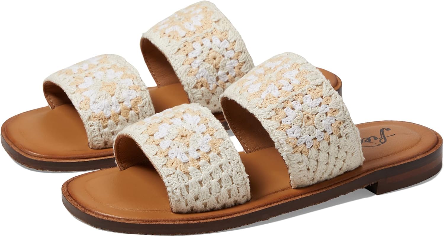 Free People Juliette Crochet Sandal Ivory Combo EU 36.5 (US Women's 6.5) M