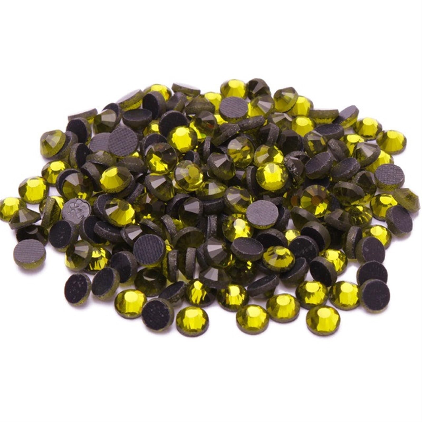 Hotfix Rhinestones Hotfix Rhinestone Crystal with Glue On Flatback Crystal Glass Rhinestone(Color:3,Size:SS6 7200pcs)