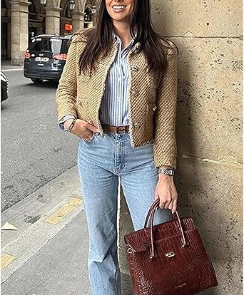 LACİVERT Slim Fit Dik Yaka Erkek Deri Görünümlü Mont - W30453Z8-MTY