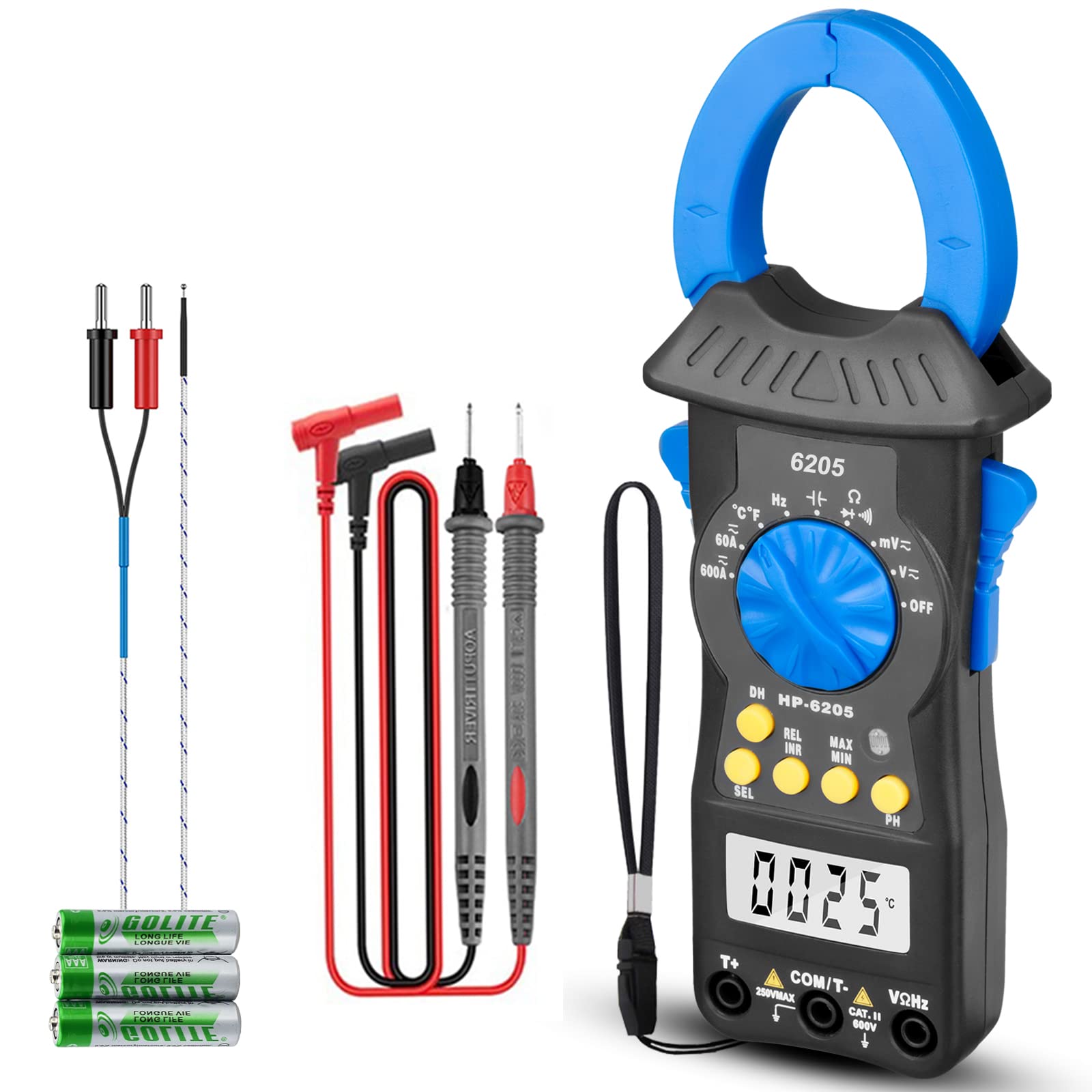 Buy AIOMEST Inrush Current Clamp Meter 6000 Counts, TRMS Digital Multimeter with Auto Ranging