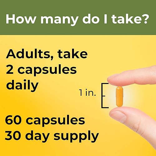 Miniatura 6 de Nature Made Curcumina de cúrcuma extra fuerte con pimienta negra, 1000 mg de extracto de cúrcuma por porción (estandarizado al 95% de