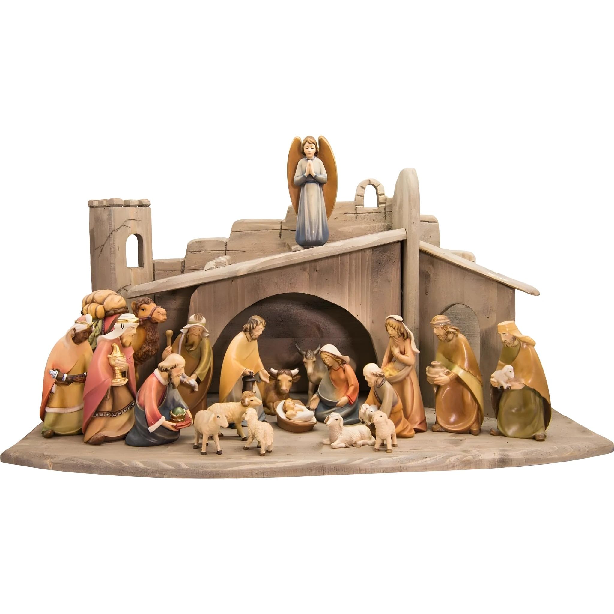 20-Piece Nativity Set with Stable by Dolfi