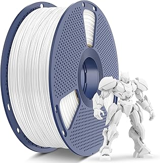SUNLU ABS Filament 1,75mm, Hochwertige Stärke, Hohe Temperaturbeständigkeit, 3D Drucker Filament 1.75 mm, 1KG Spule, abs Weiß