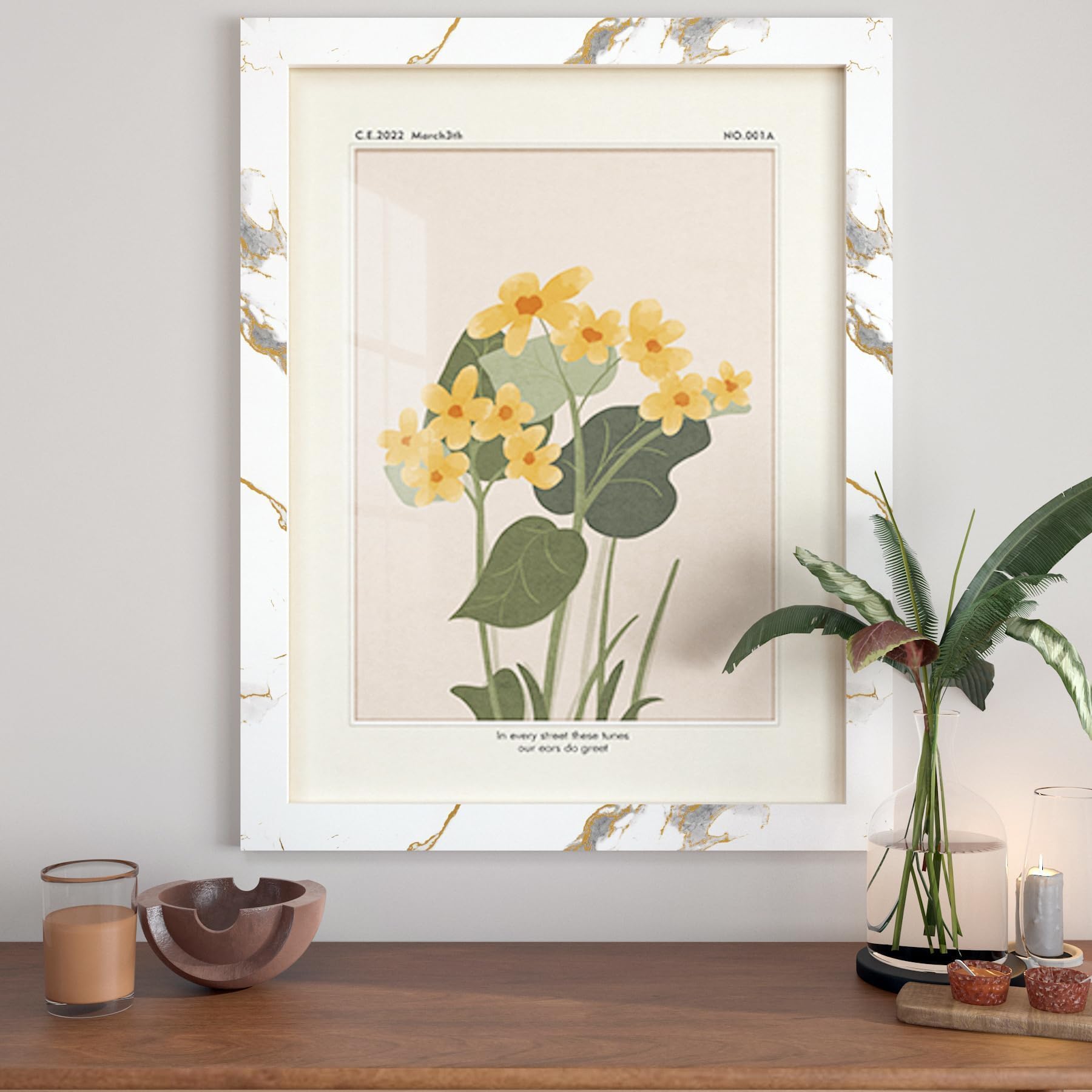 Decotalk Bordo Adesivo per Mobili Bianco e Oro Effetto Marmo 7.6X600cm Bordi Adesivi per Pareti Carta da Parati Autoadesiva Muro Bianca Nastro Adesivo Decorativa Bordo Specchio Linee Murali Rimovibile