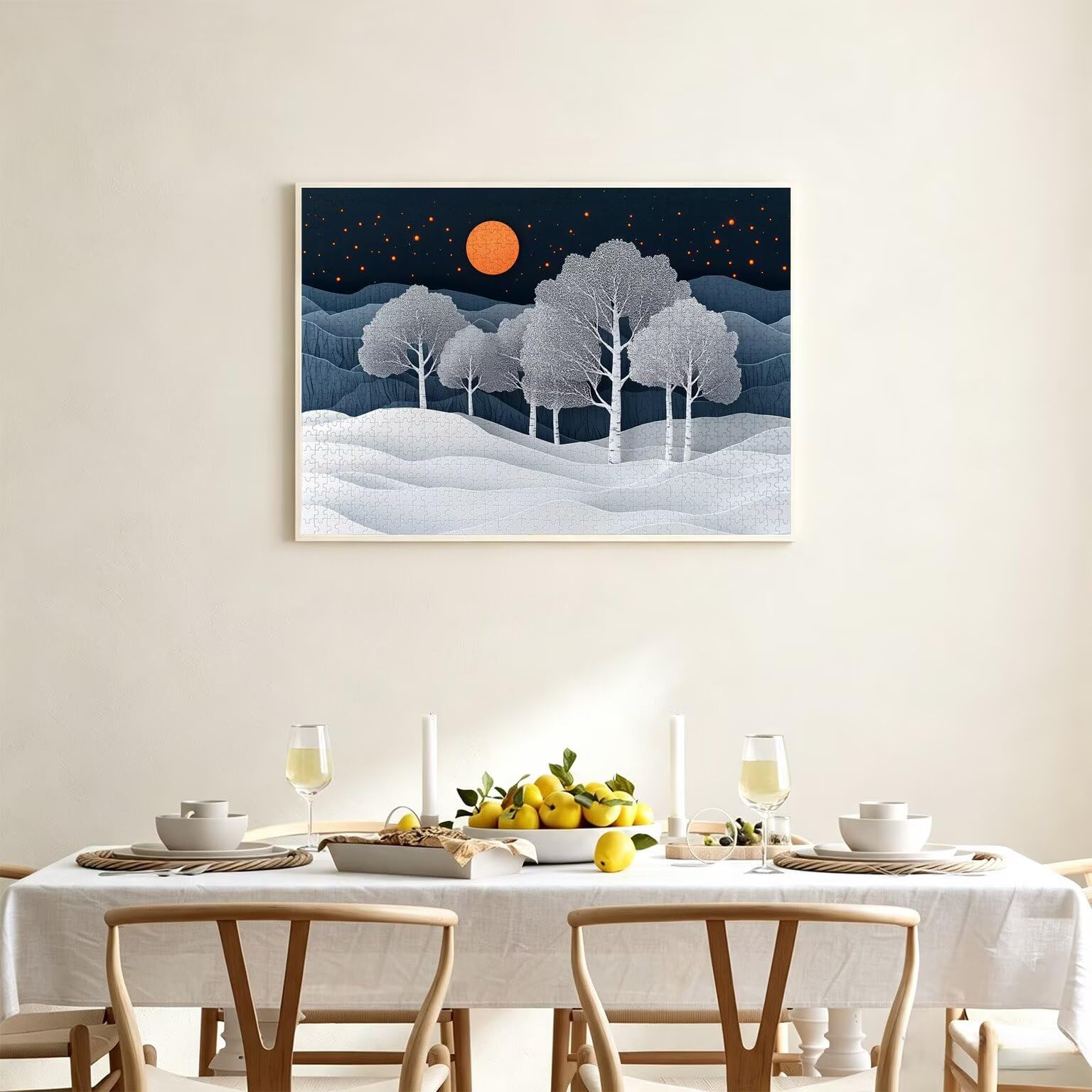 Puzzle 1314 Pieces Dessin animé Puzzle Adulte 75x50cm, Arbre, n-347