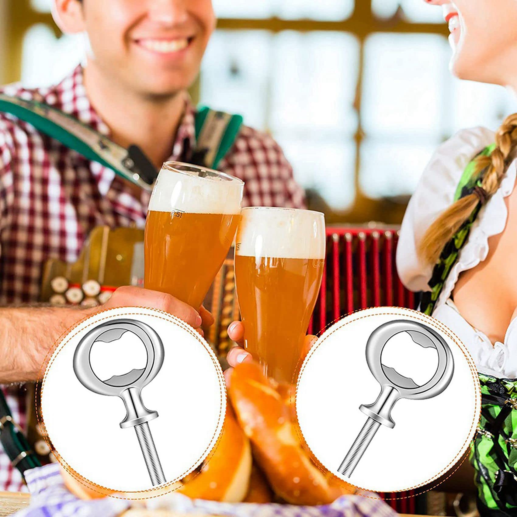 Kit de abridor de 40 piezas, abridor de metal, abridor de cerveza, abridor en