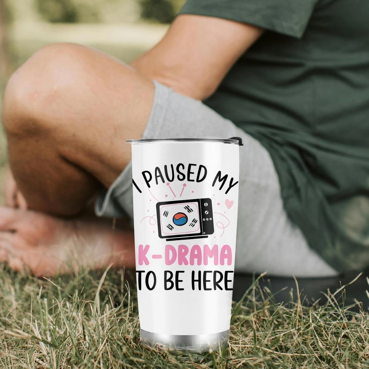 Farecnt Korean Drama Gifts for Women, K-Drama Tumbler with Lid Straw 20oz, K Pop Lovers Gifts - Image 6